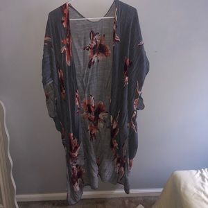 Floral and flowy wrap